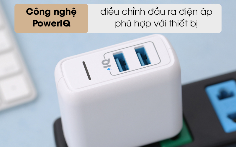 Cáp sạc được trang bị công nghệ Power IQ